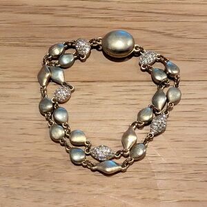 Elegant Gold and Silver Women's Bracelet